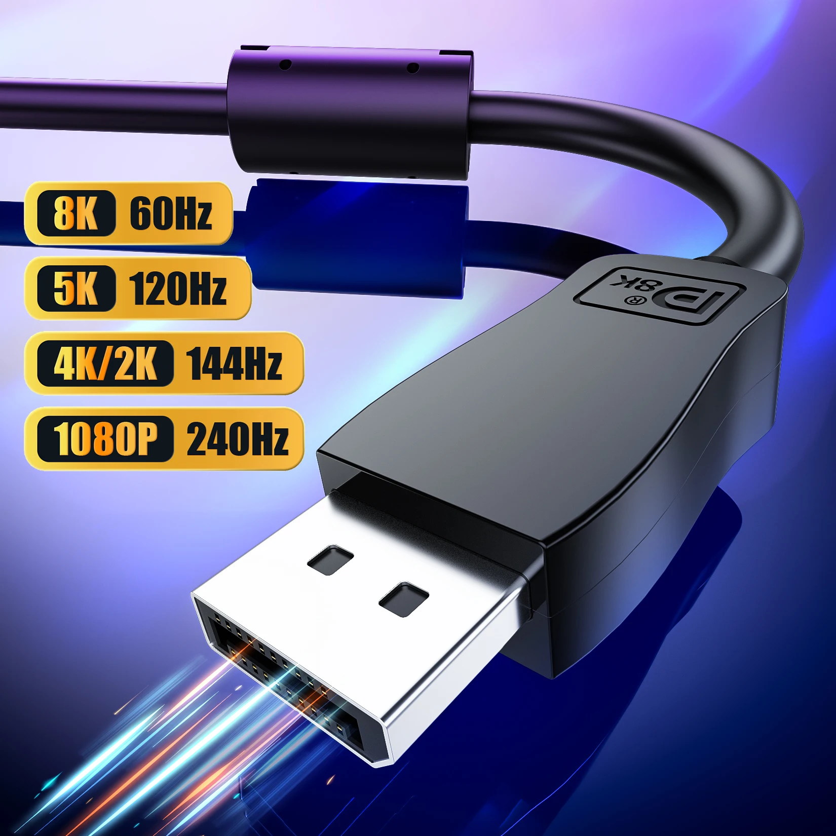 DisplayPort 1.4 Kabel 144 Hz Original 8K DisplayPort Kabel BN39-02617A 240 Hz DisplayPort Kabel für Gaming Monitor PC Grafikkarte
