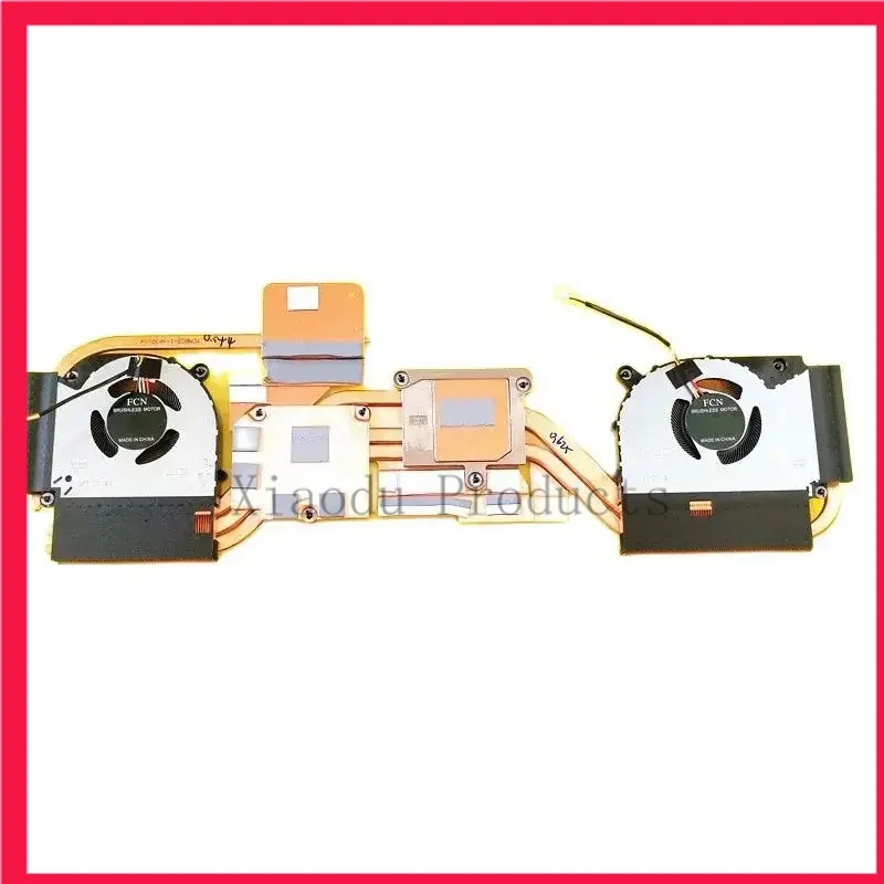 Laptop New CPU GPU Cooling Fan With Heatsink For Seven Rainbow Stars X17 AT 2023 X15 2023