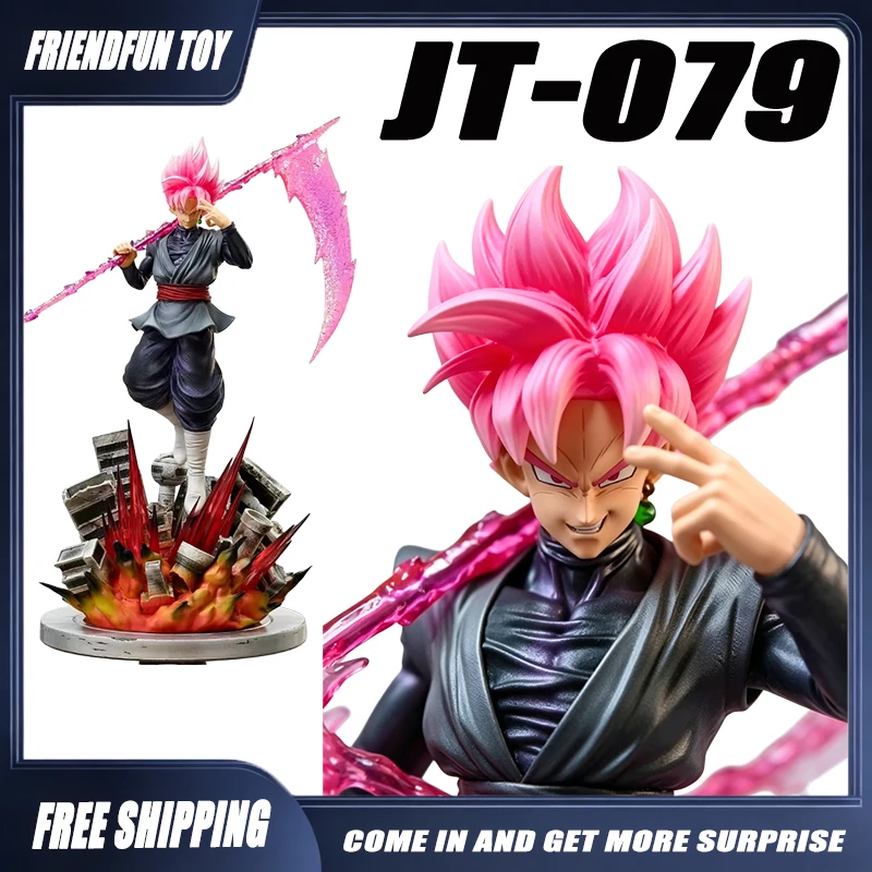 

JT Statue 44.5cm/17.52inch Dragon Ball Z Zamasu Figure Led Base Black Goku Super Saiyan Action Figure Collection Model Toys Gift