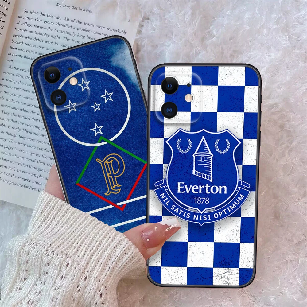 E-Everton logo Soft phoneCase for Xiaomi Mi A2 A3 Poco F1 F2 F3 GT M2 M3 M4 M5 C40 X2 X3 NFC X4 pro