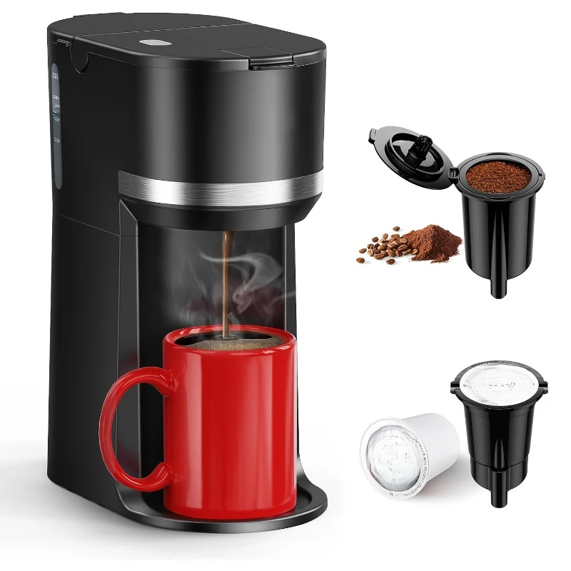 

Single Serve Coffee Maker for K Cup and Ground Coffee