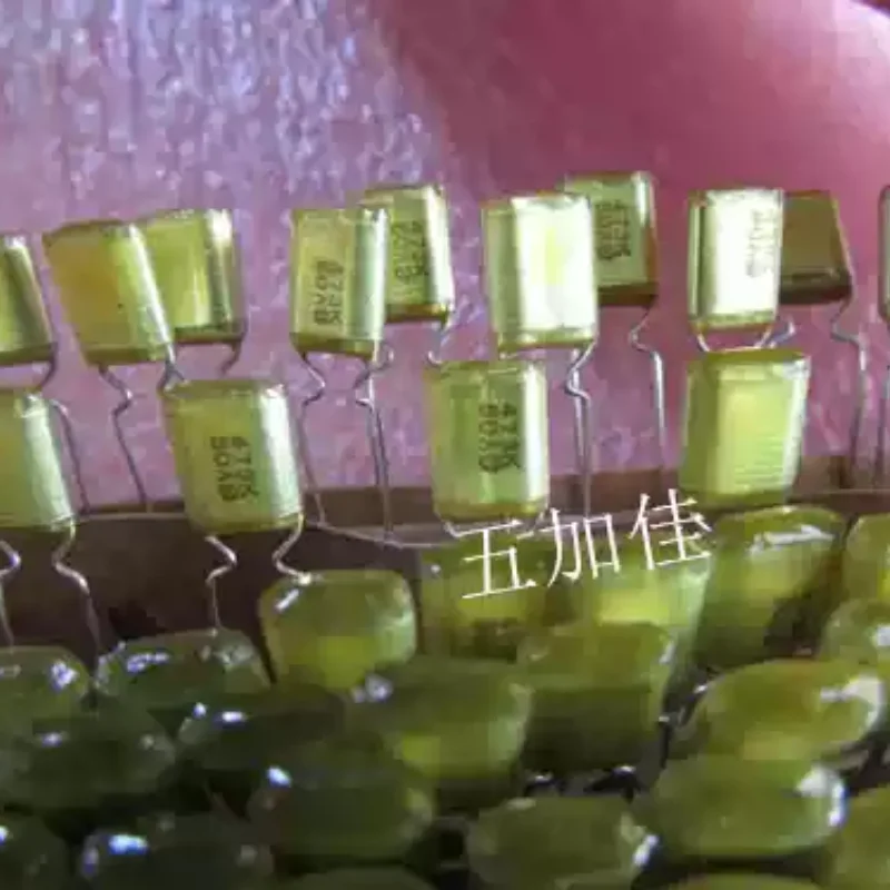 10-100pcs 50V473K imported Nissei 0.047UF 50V47NF gold paper dielectric film capacitor