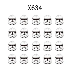 X634 Bausteine Weiße Klon Soldaten 20 teile/satz Ziegel Figur Figuren Wolf Pack Clone Trooper 212th Angriff Bataillon Troope