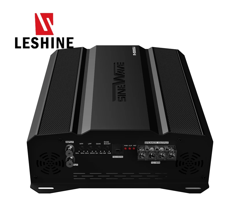 

Leshine R 5000W class d Korea power amplifiers speakers car tep dsp subwoofers and high power ads new monoblock car amplifiers