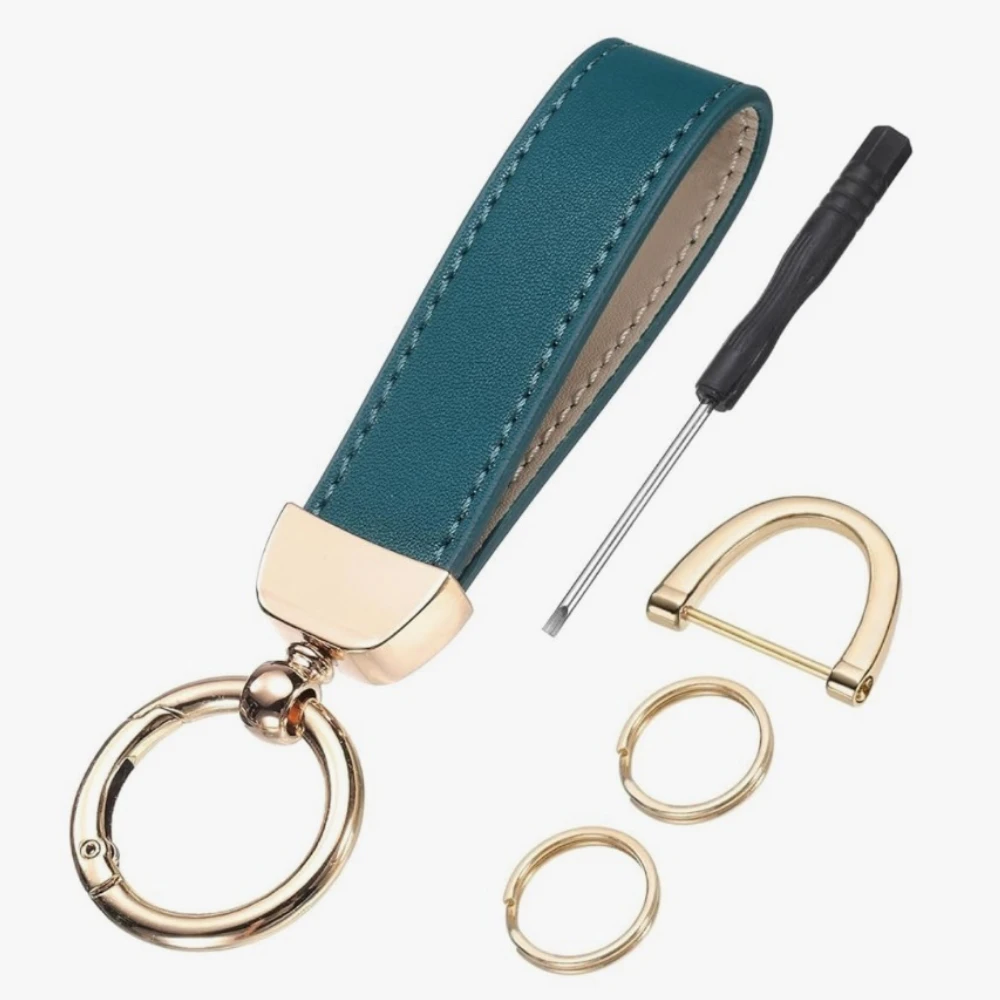

Fashion Car Keychain Suede Leather Strap Key Chain Men Women Bag Pendant Vintage Personalized Keyring Custom Name Accessories