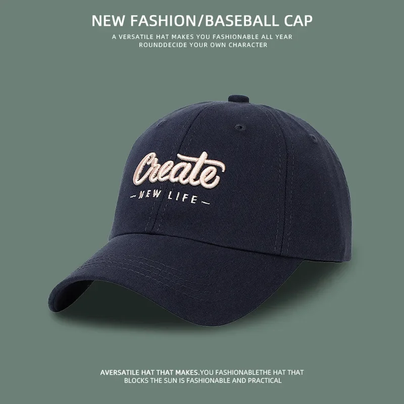 Sonnenblende-Hut, verstellbar und modisch, Sonnenschutz für Damen und Herren, Buchstaben-Baseballmütze, Outdoor-Sonnenhut, Herren-Golfhut, Mütze – Detail 3