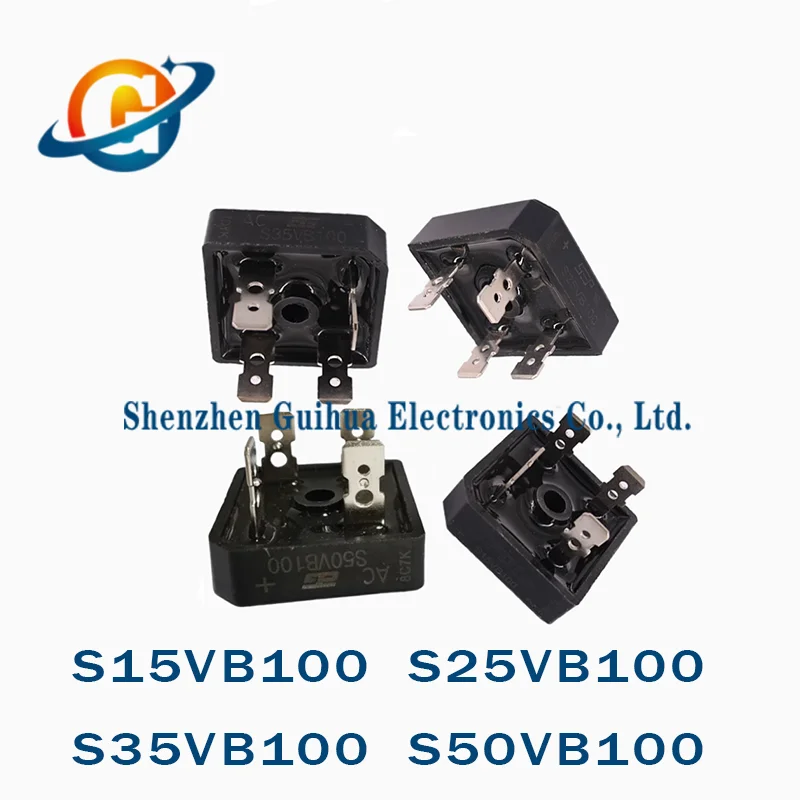 2PCS S35VB100 Rectifier bridge for electric welding machine S25VB100 S50VB100 25A35A50A can replace GBPC