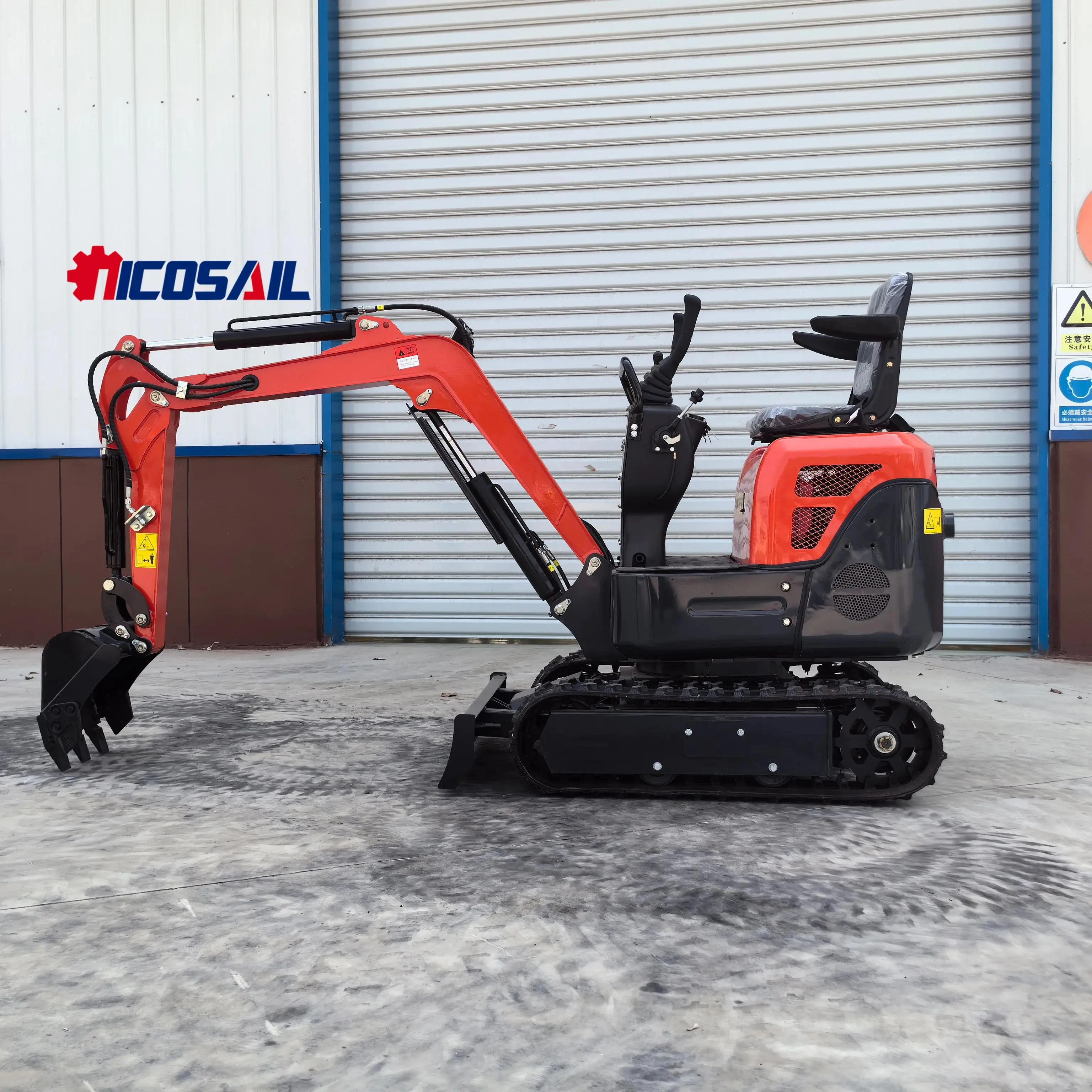 

1t Tailless Small Excavator with EPA Engine Customized Chinese Manufacturer Import Tailless Excavator for Construction