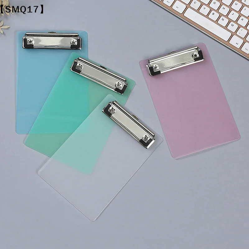Simple A6 Bill Clipboard Memo Pad Clip Board Loose-leaf Notebook File Writing Pad Clamps Paper Holder Office Supplies【SMQ】