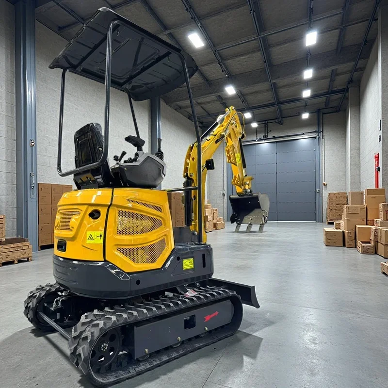 Miniescavadeira personalizada de alta qualidade, 1.8 2.0 toneladas, vários cenários com múltiplas ferramentas auxiliares, ce epa euro 5, miniescavadeira