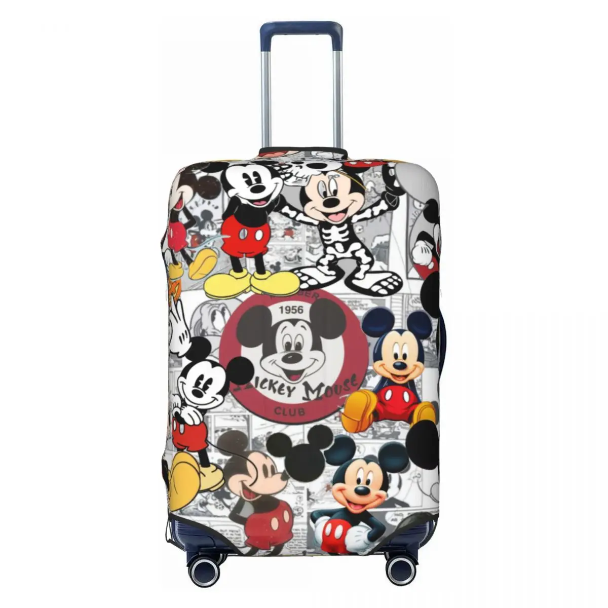 

Comics Mickey Mouse Travel Luggage Cover Dust Proof Cartoon Suitcase Cover Protector Fit 18-32 Inch