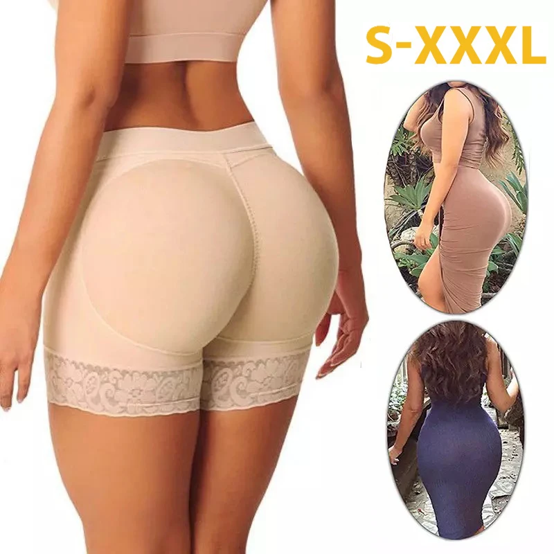 Women Butt Lifter Panty Fake Buttock Body Shaper Padded Underwear Ladies Lift Bum High Waist Tummy Control Hip Enhancer Panties