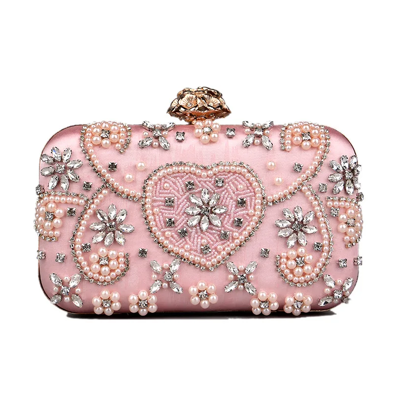 

Timeless Classic Banquet Clutch - Elegant Ladies' Evening Bag Designed to Complement Your Most Formal Dinner Dresses Luxury Bags