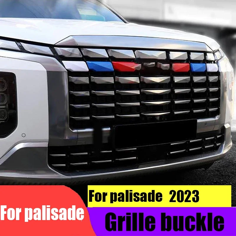 

Grille buckle appearance modification automotive supplies For Hyundai Palisade 2023 2024