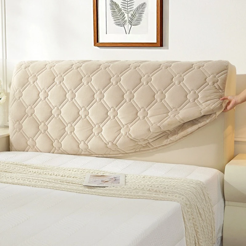 All-inclusive Super Soft Bed Headboard Cover Thickened Bed Spread Backrest Anti-collision Universal Headboard Protective Cover