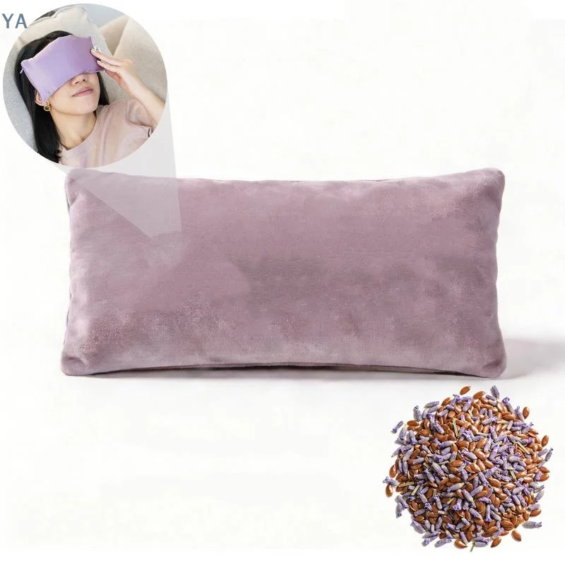 【SA】【AN】1Pcs Yoga Relaxation Sleeping Microwavable Weighted Mask Lavender Eye Pillow For Dry Eyes Hot & Cold Compress view 5
