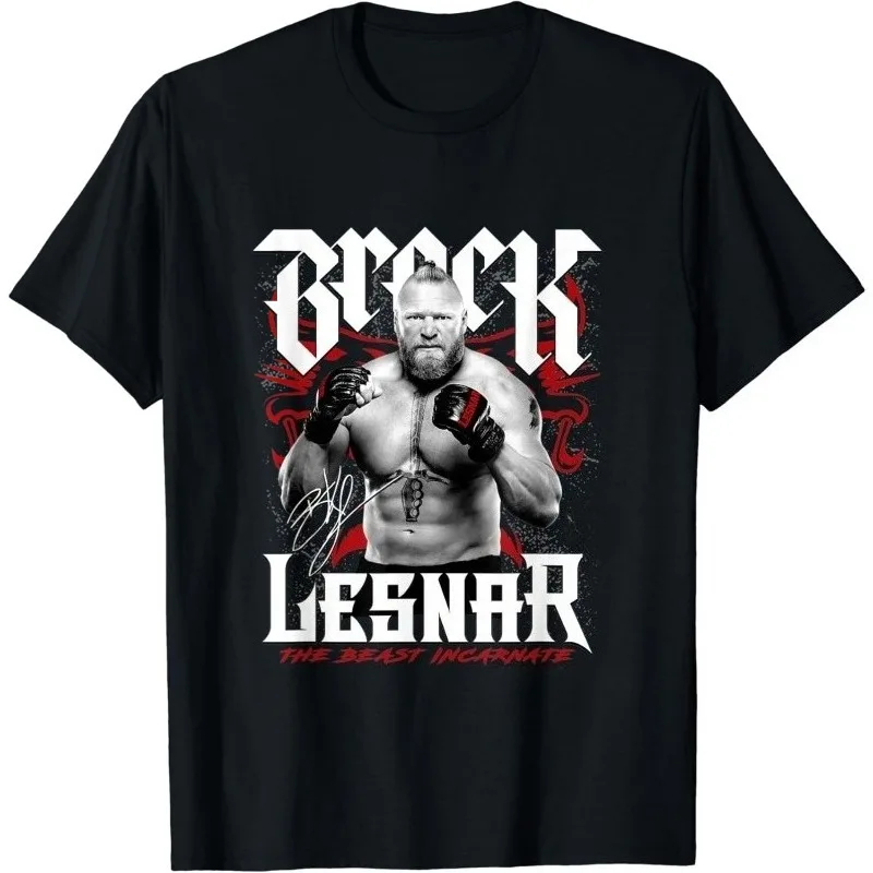 Brock Lesnar Merch 2026 Unisex T-shirt Men Short Sleeve Tops fashion Tee Clothes Causal Y2K Tops