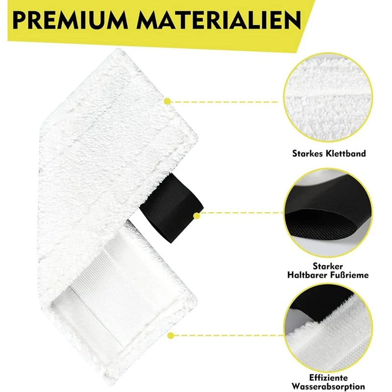 A86I-スチームクリーナーアクセサリーセット ケルヒャースチームクリーナー Easyfix SC 2、SC 3、SC 4、SC 5 モップクロスブラシノズル用