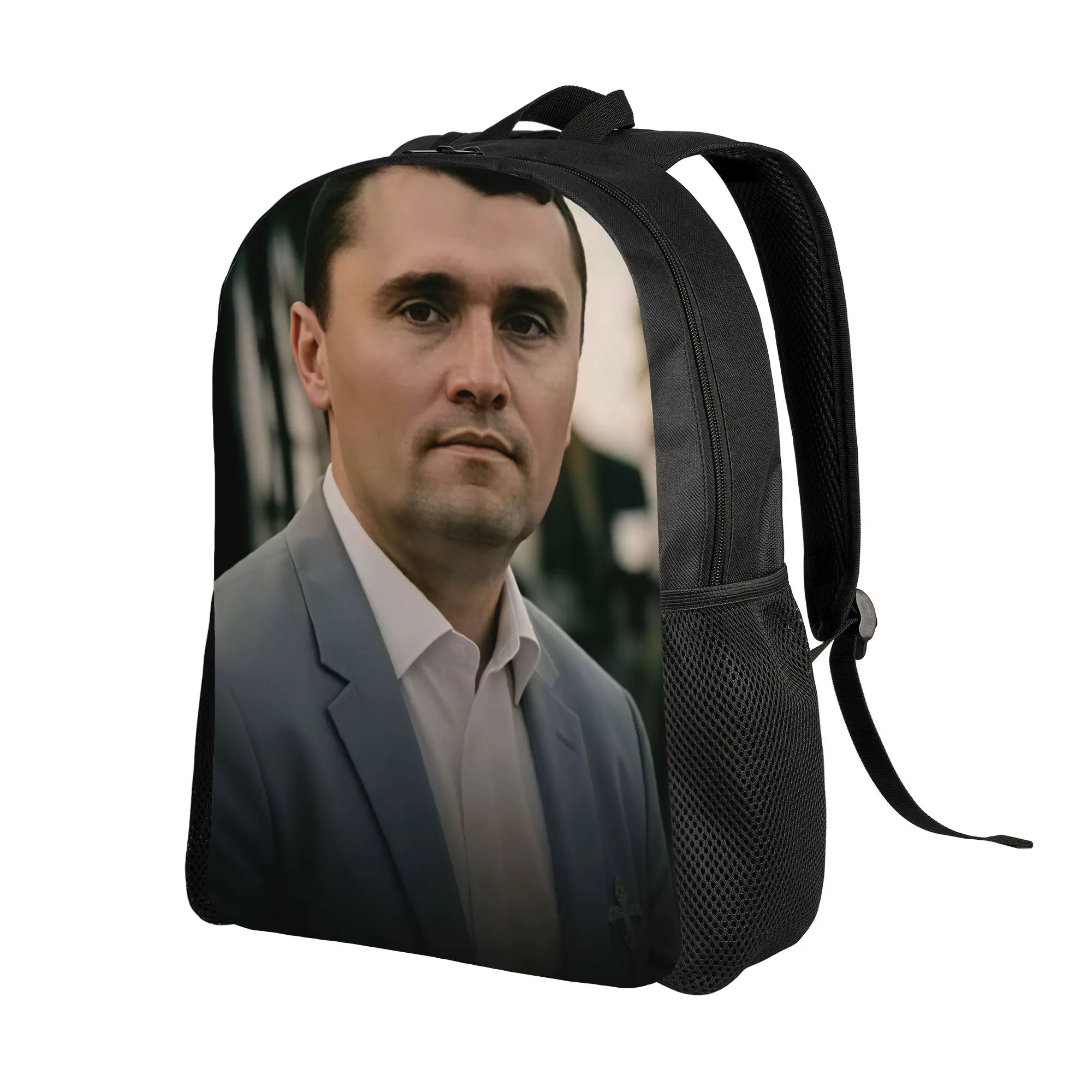 Funny Charlie Kirk Backpack  Travel Backpacks Teen Kawaii High School Bags Design Durable Rucksack