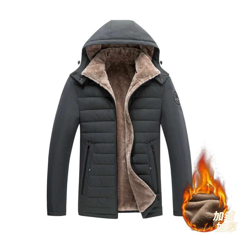 Plus Size 5XL Winter Windproof Warm Thick Fleece Jacket Men Fashion Casual Coat Men Brand Outwear Outdoor Classic Jacket Men