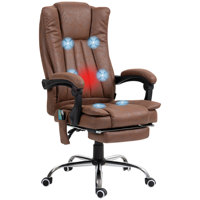 Vinsetto reclining massage chair with 6 points Brown massage