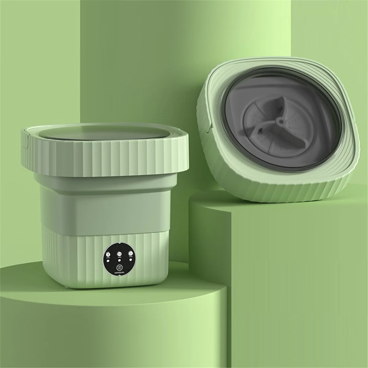 Máquina de lavar roupa dobrável portátil pequena máquina de lavar roupa interior mini máquina de limpeza rosa eua plug