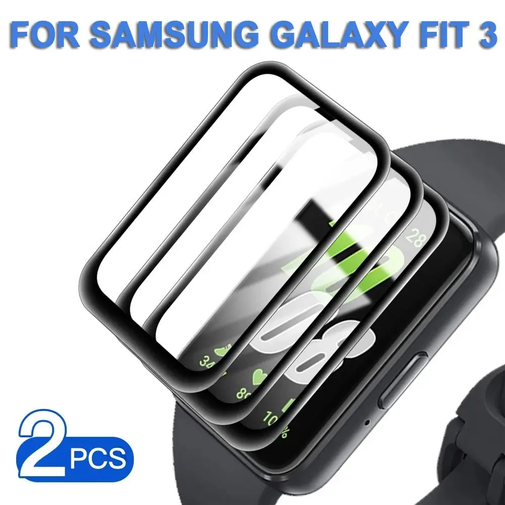 2Pcs 3D Protective Film For Samsung Galaxy Fit 3 3D Curved Edge HD Full Cover Screen Protector