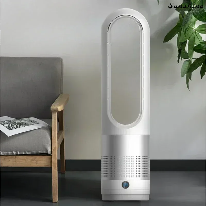 

Tower Fan - Household Modern Floor Fan, Mute Air Filter, Remote Control, Small Electric Bladeless Blower