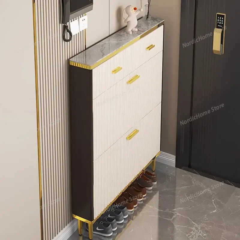 

Pedicure Shelves Shoe Racks Layer Drawer Display Mobile Organizer Shoe Rack Ultra Thin Dorm Throne Archivadores Unique Furniture