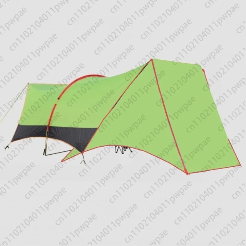 

Outdoor Tent Habitent Black Vinyl Silver-coated Multi-person Barbecue Sunshade Canopy Sun Protection Rain Protection Beach
