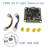 New RockFlight RFFC F405 V3 Flight Controller Module / F4 V3 FC + 60A 4in1 BLheli_S ESC for RC FPV Racing Drone Quadcopter DIY