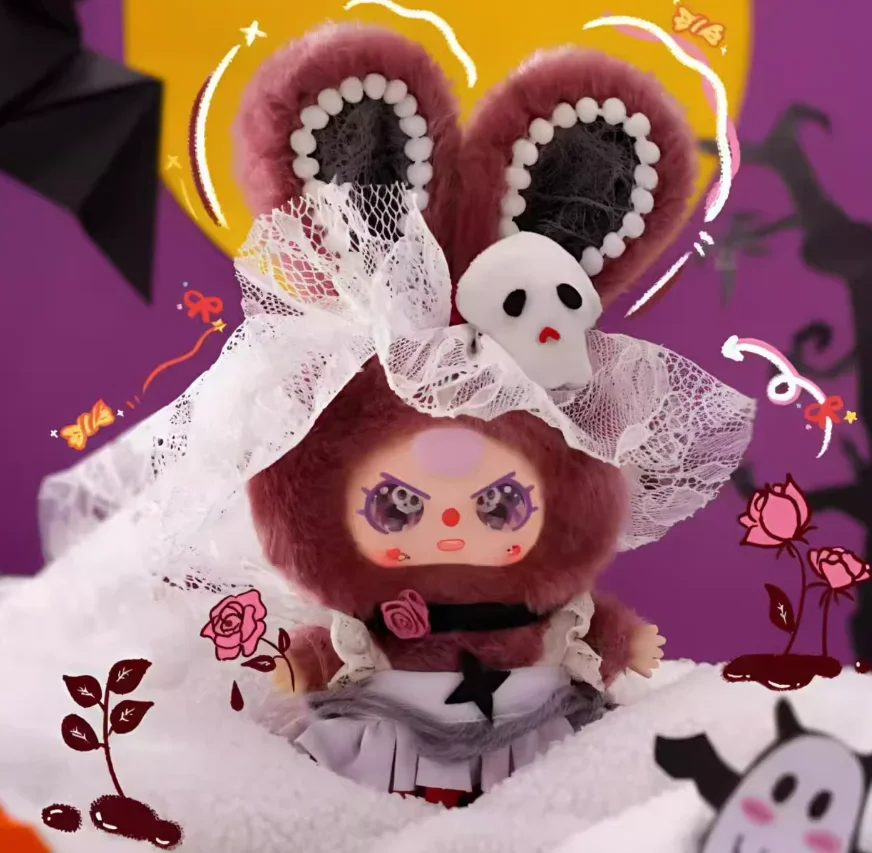 Original Baby Three Halloween Castle Adventure Series Plush Blind Box  Bag Pendant Collection Model Kids Halloween Gift