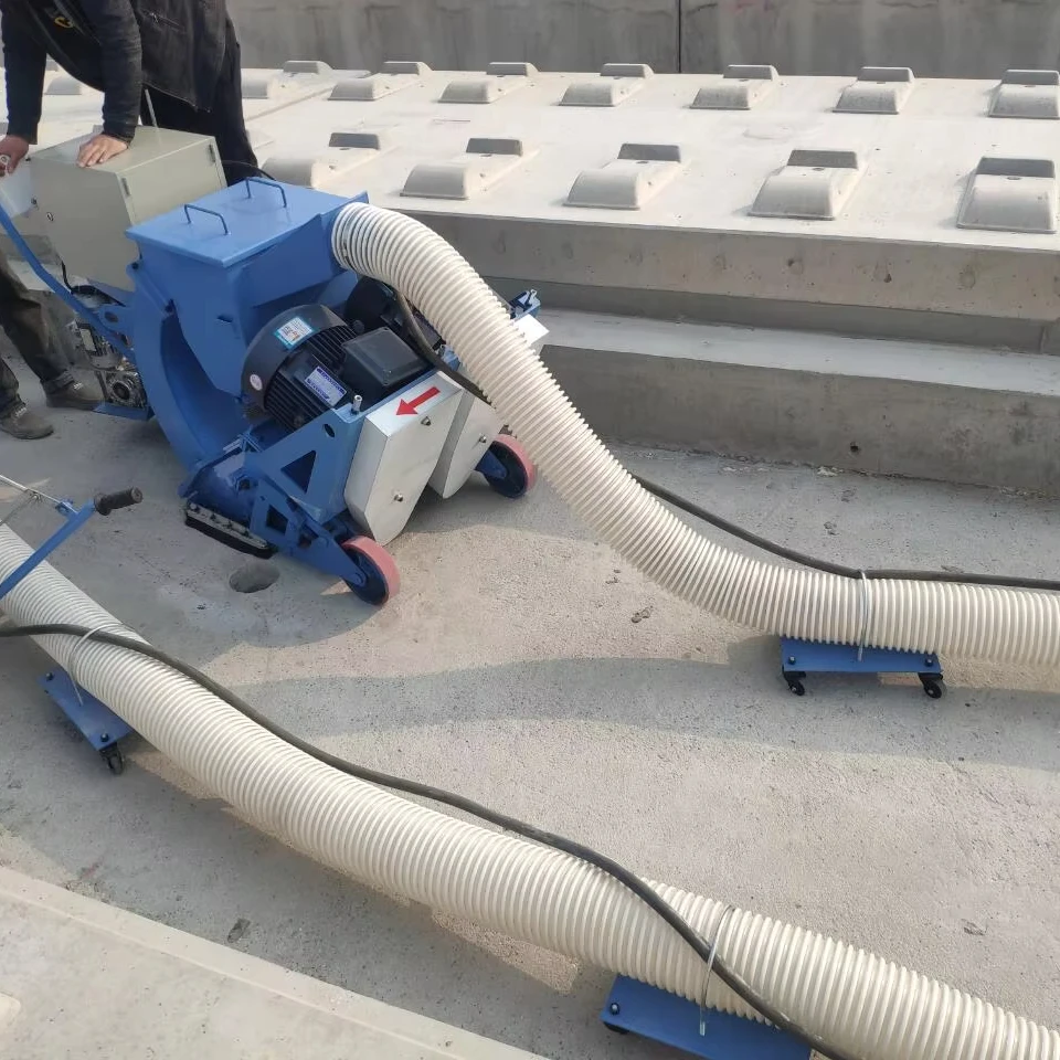 

New Bridge Tunnel Hairline Shot Blasting Machine Mobile Road Shot Blasting Ship Deck Rust Removal Cleaning Machine