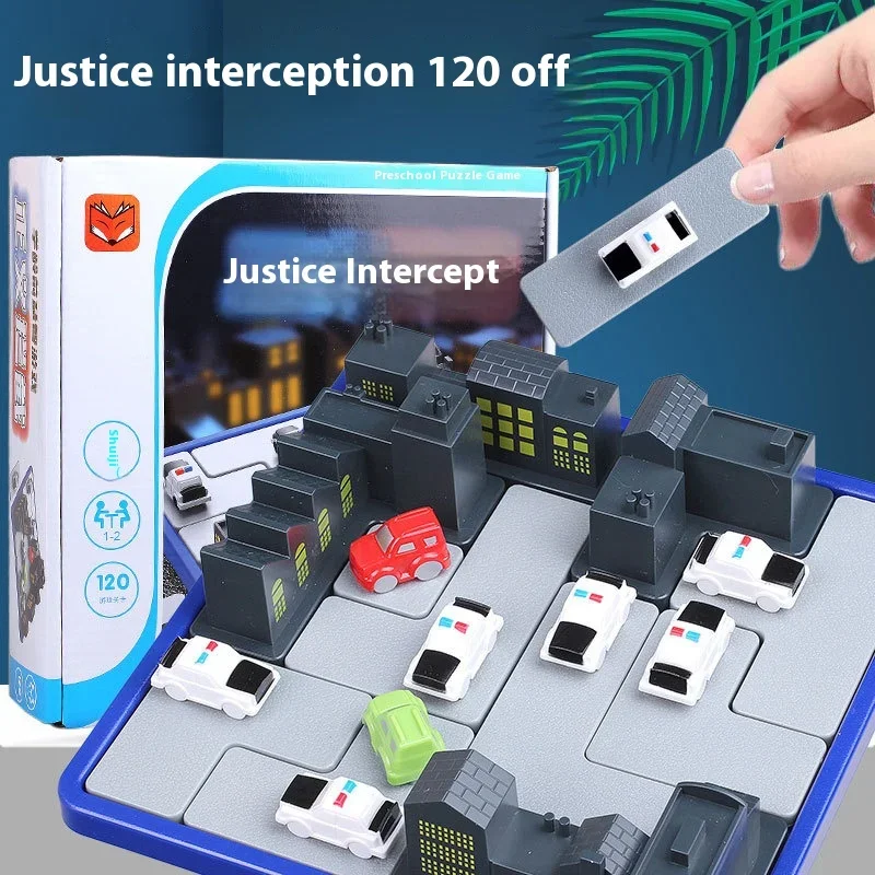 Kinder Challenge Tischspiele Polizei und Dieb Familienkind Interaktive Logik Denken Brettspiele Spielzeug