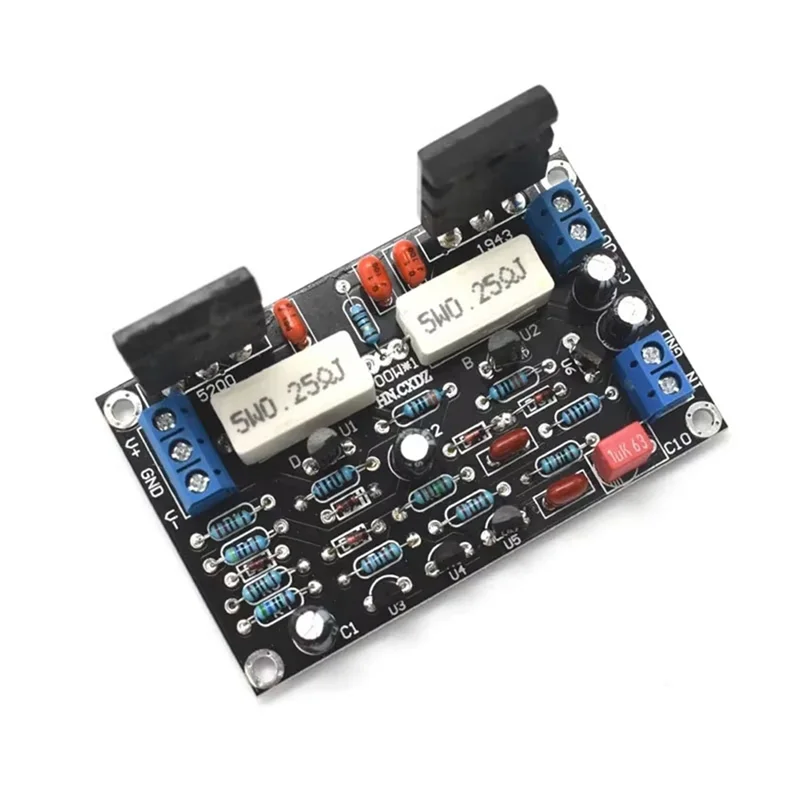 A10R 2SC5200+2SA1943 Power Amplifier Board Audio Amplifier Board DC 35V Mono Audio Amplifier Board HIFI Audio Amplifier Board