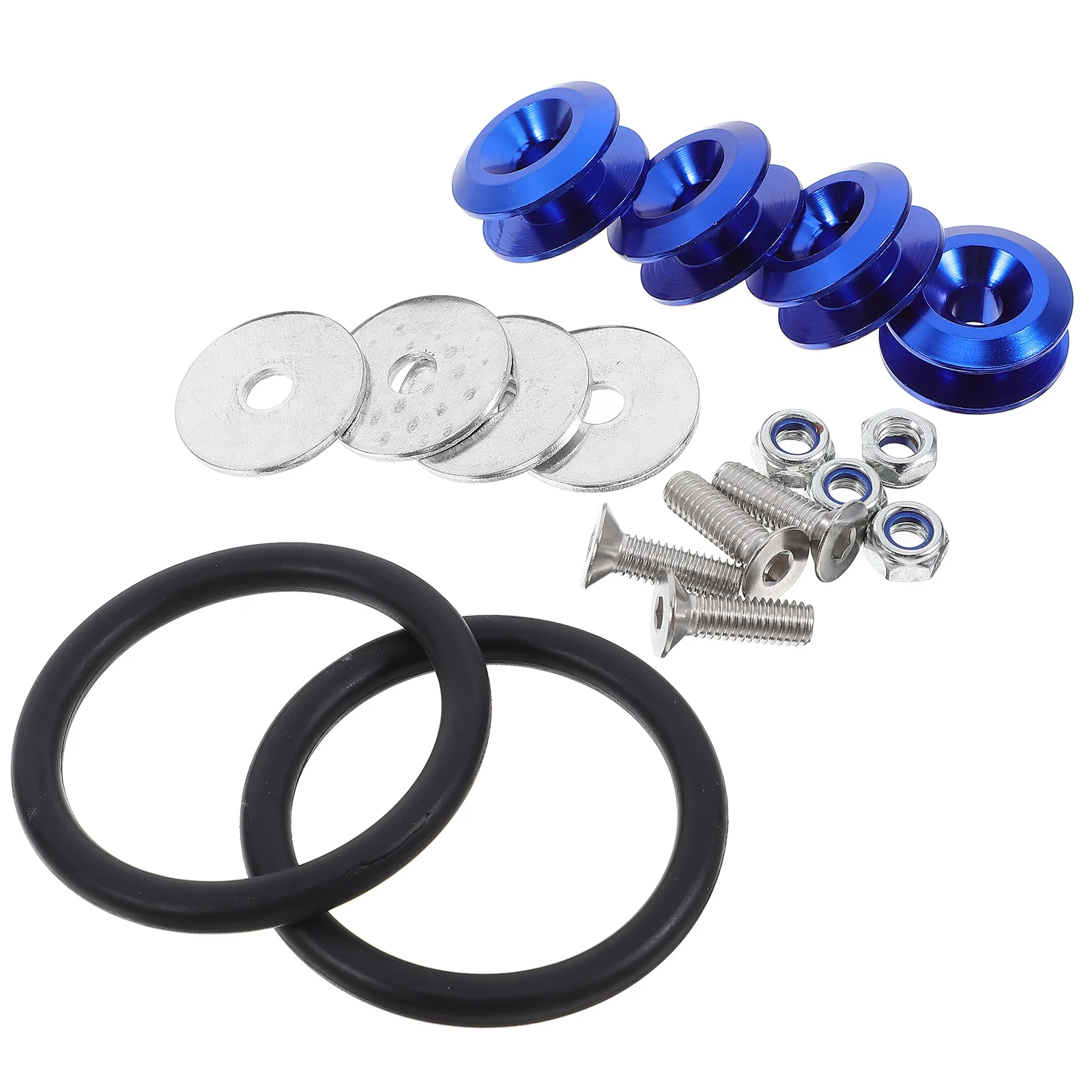 

1 Set Aluminum Bumper Reinforcement Pad Durable Front Rear Impact Protection Upgrade Kit For Car Bumper Fasteners Accessories