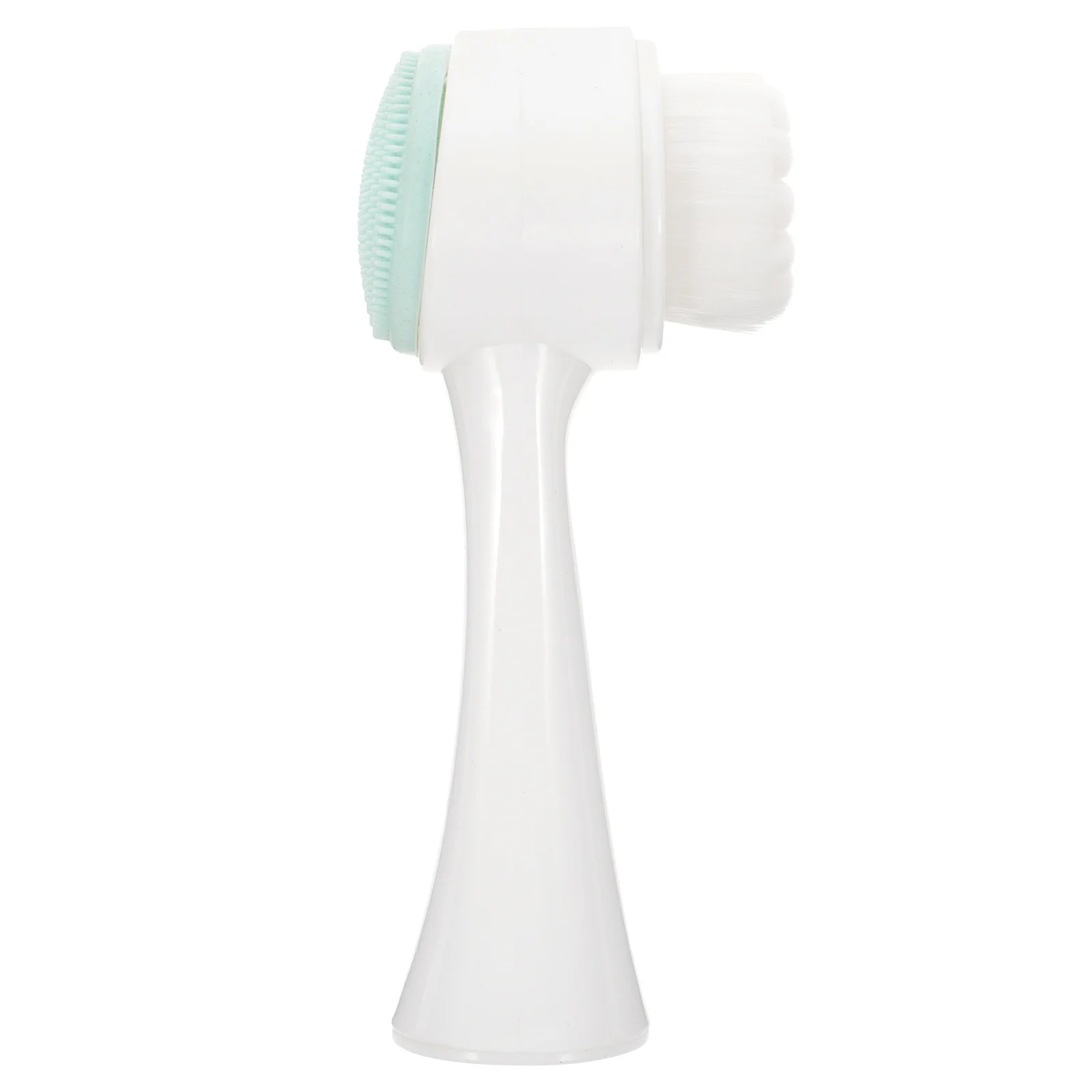1 Stuks Dubbelzijdige Gezichtsborstel Handleiding Gezichtsreiniging Tool Mee-eter Porie Scrub Kant Comfortabele Zachte Huid Diepe Schoon
