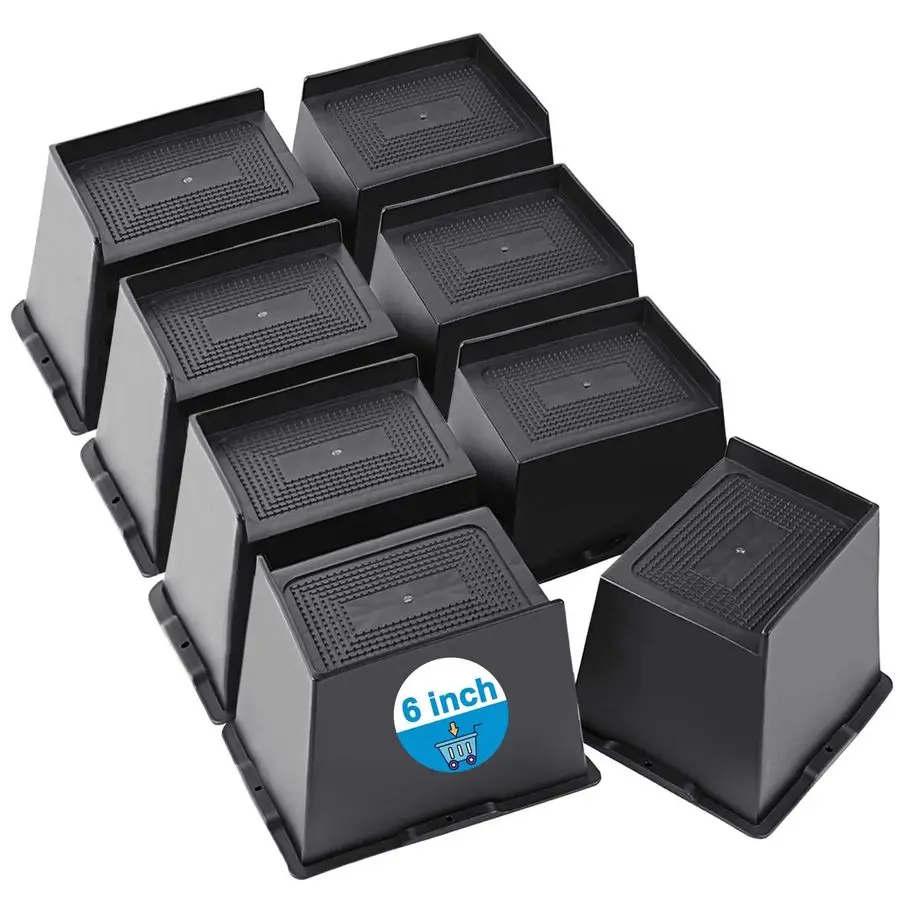 

Risers 2 inch, 3 inch, 4 inch, 5 inch, 6 inch Heavy Duty, Oversized Furniture Riser for Couch Sofa Table Desk Chair Recliner Leg