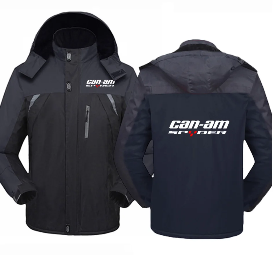 CAN-AM-Chaqueta cortavientos impermeable para exteriores, abrigo cálido a prueba de frío, ropa de montañismo, abrigos de alta calidad, LOGO 2023