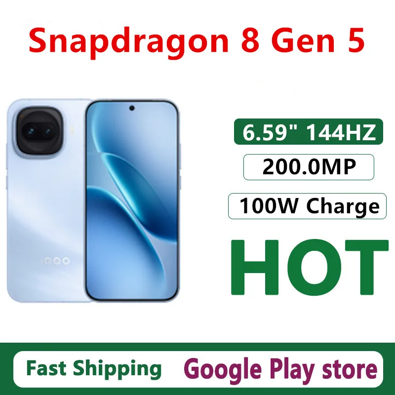 Original Vivo Iqoo Z11 Turbo Mobile Phone Snapdragon 8 Gen 5 OTA