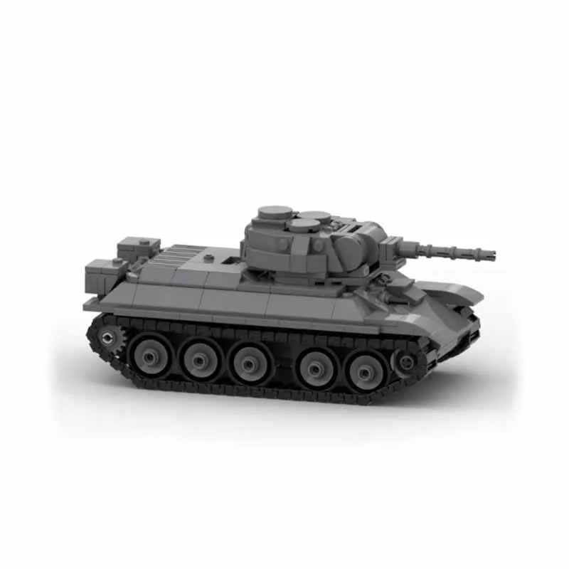 Building Blocks MOC-151691 Tank T-34  Military Tank Model Building Block Toy 390pcs Children's Birthday Gifts Christmas Toys