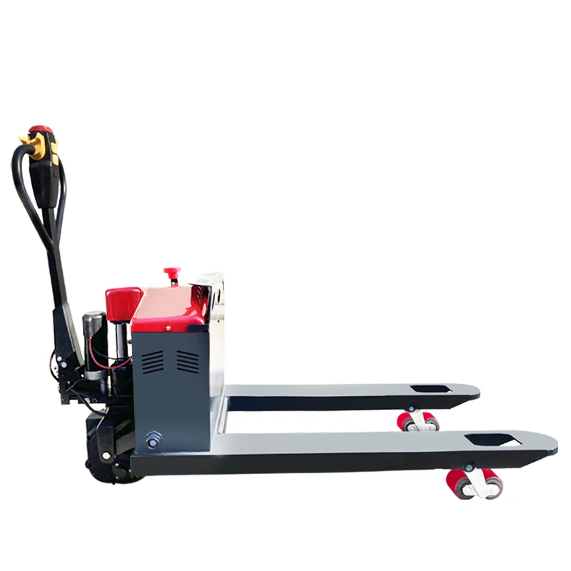 Półautomatyczny hydrauliczny wózek widłowy JackTrucks, wózek widłowy do palet, wózek elektryczny litowo-jonowy 1 tona, mobilny M