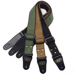 Adjustable Pure Cotton Guitar Strap  for Guitar Bass Guitar Parts Accessories  Guitar Accessories  Bass Guitar Colors Optional