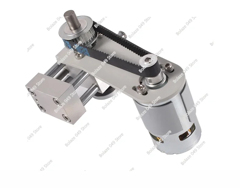 

Mini Micro Table Saw Accessories Aluminum Table Household Table Saw Lifting Spindle with Motor Woodworking Desktop