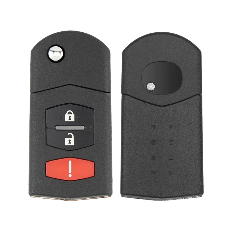 Liberty 313.8MHz ID4D63 Chip 3/4 Buttons Flip Remote Car Key KPU41788 41525 for Mazda 6 mazda 3 2005-2011 Auto Transponder Keys