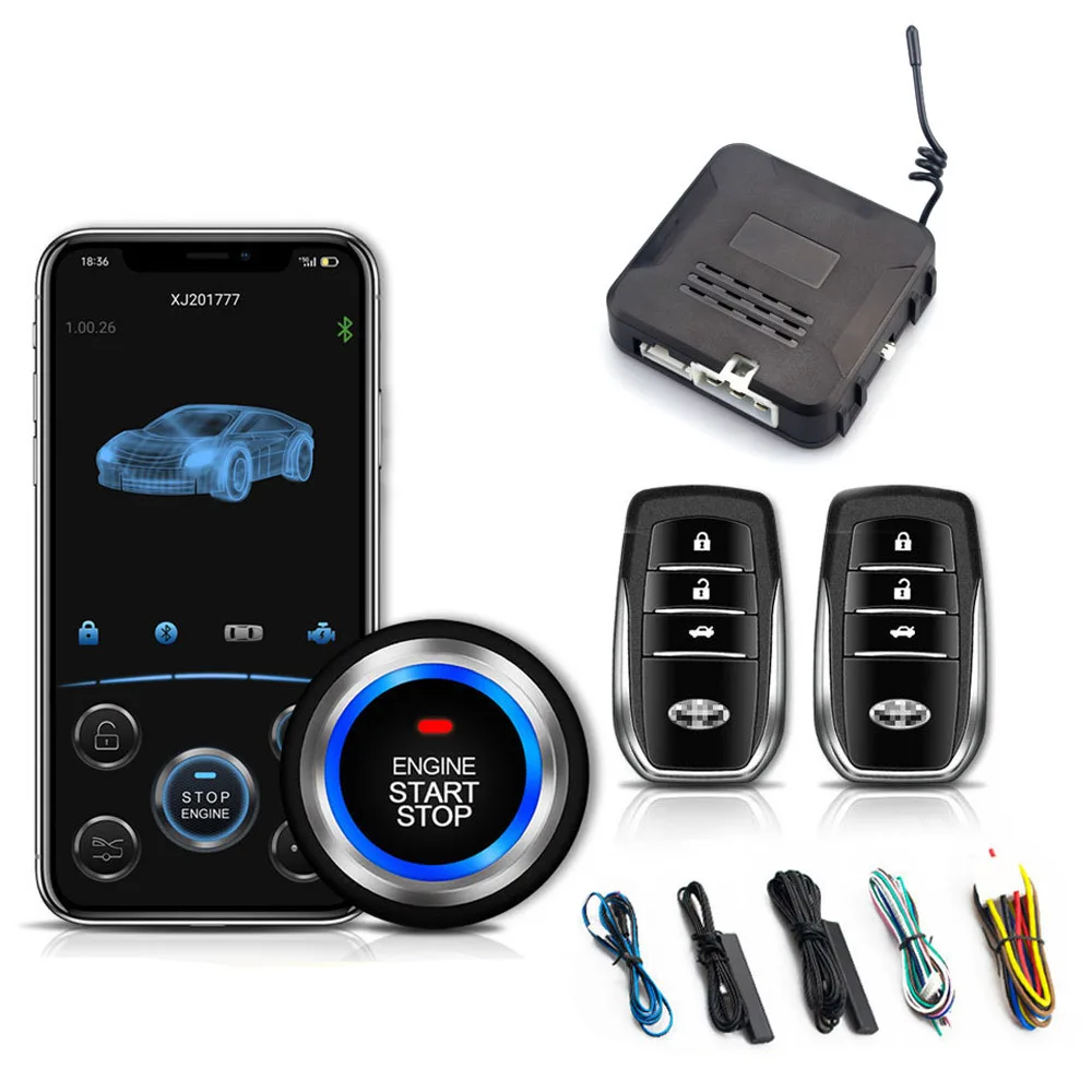 

Bluetooth Keyless Entry, One-click Start, Modified Central Control Remote Control Anti-theft, Car Modification Accessories