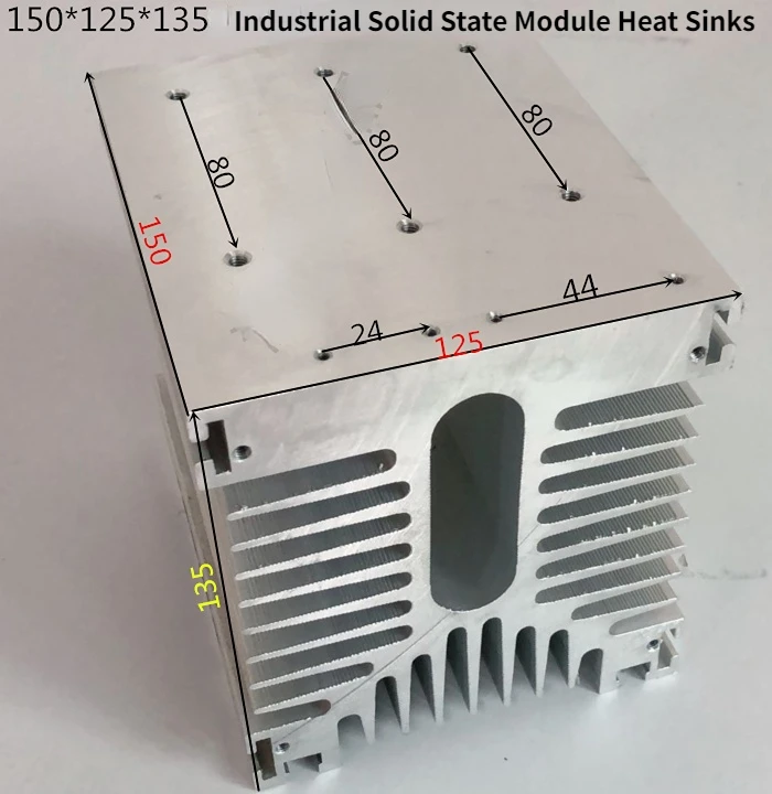 Hot Sale SSR Three-phase Solid State Relay 406080A11010083 Aluminum Air Cooling Seat Radiator Fin