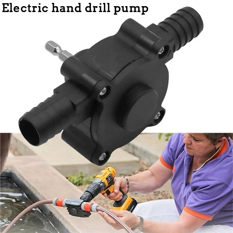 

Mini Hand Self-priming Liquid Transfer Pumps Portable Diesel Oil Fluid Water Pump Electric Drill Pump Home Garden Outdoor Tool