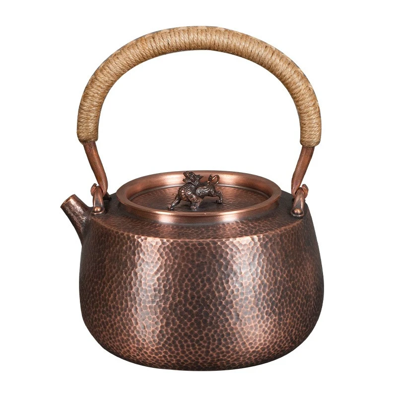 

Copper pot Handmade hammer Purple t Pure Kettle Thickened Boil