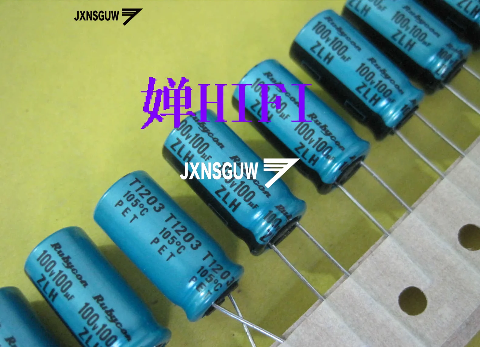 

20PCS NEW RUBYCON ZLH 100V100UF 10X20MM Blue Aluminum electrolytic capacitors 100uF/100v 105 degrees 100UF 100V